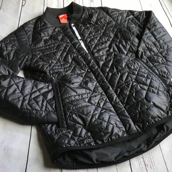 nike quilted jacket